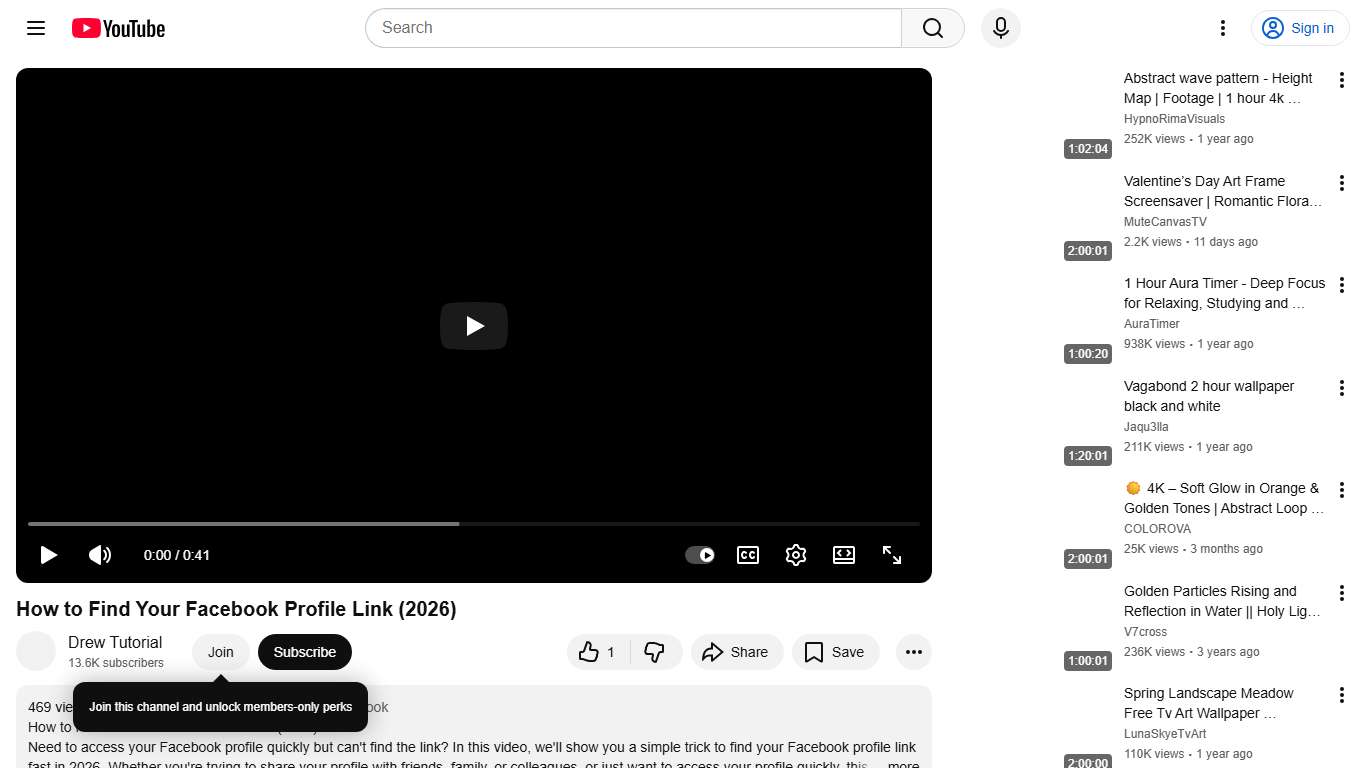 How to Find Your Facebook Profile Link (2026) - YouTube